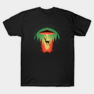 Alien Abduction Hunting Season T-Shirt